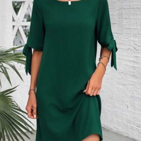 Shein Green Shift Dress XL - Picture 1 of 2